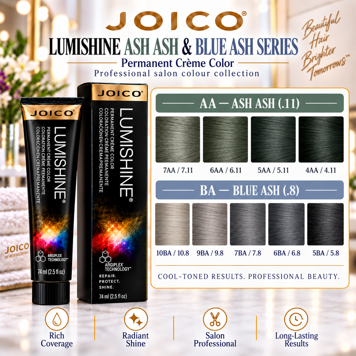 Joico LumiShine Ash Ash & Blue Ash Series