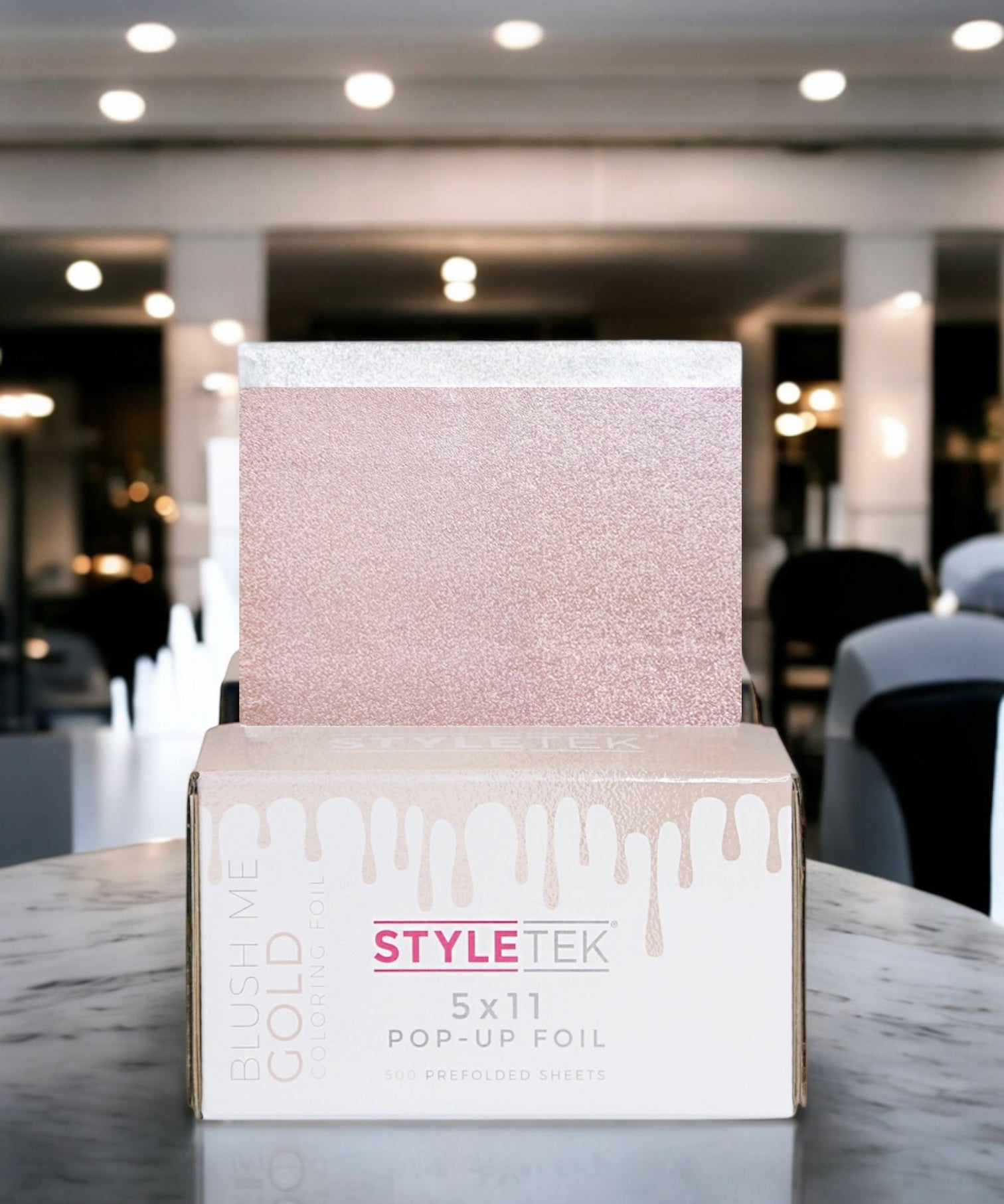 Blush Me Gold Colored Pop-Ups Heavy Emboss
