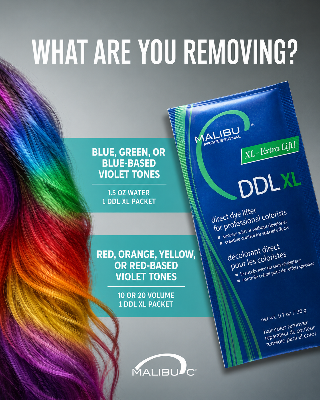 Malibu C DDL XL Direct Dye Lifter