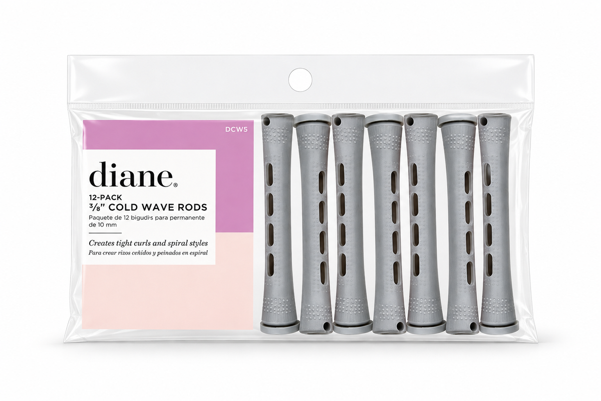 Diane Cold Wave Perm Rods - Grey