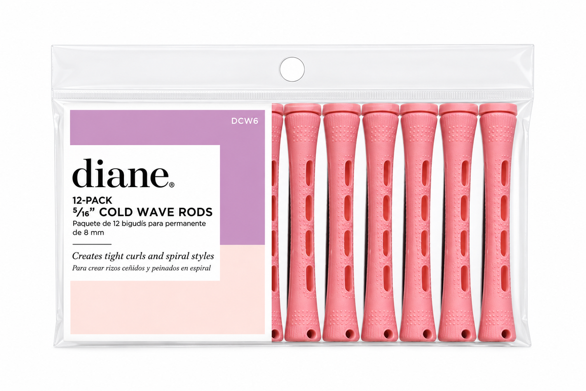 Diane Cold Wave Perm Rods - Pink