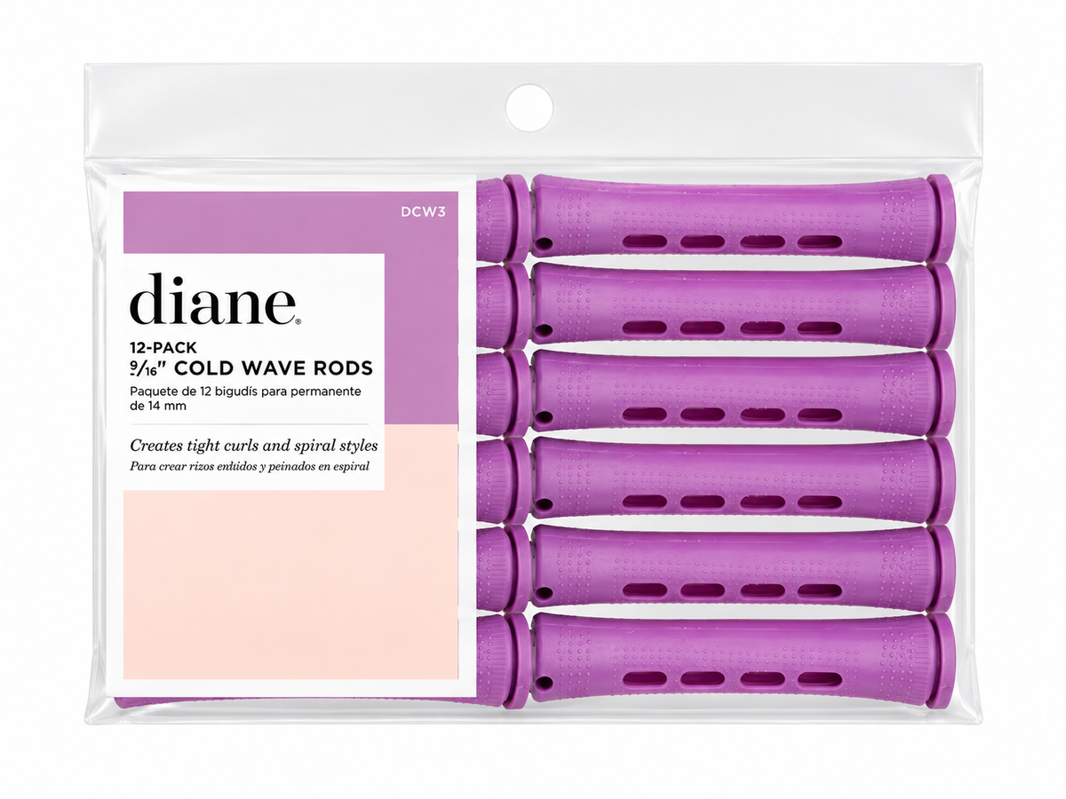 Diane Cold Wave Perm Rods - Purple