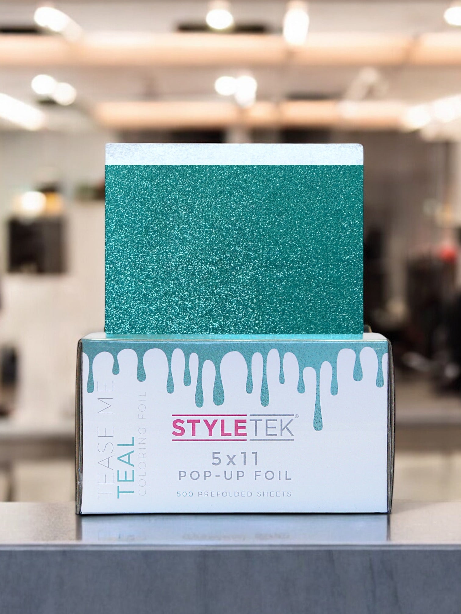 Tease Me Teal Colored Pop-Ups Heavy Emboss
