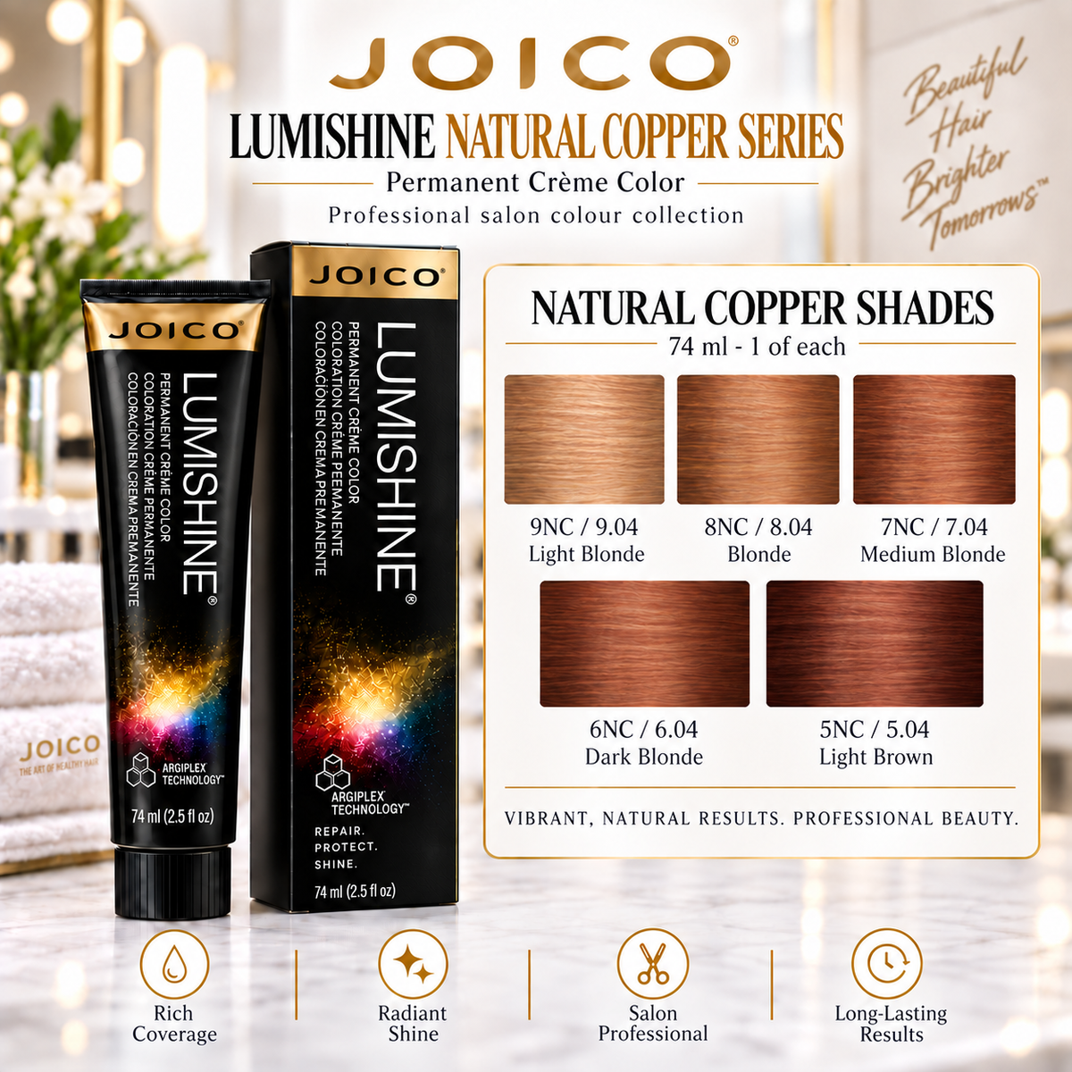 Joico LumiShine Natural Copper Series