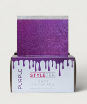 Plumped Up Purple Colored Pop-Ups Heavy Emboss