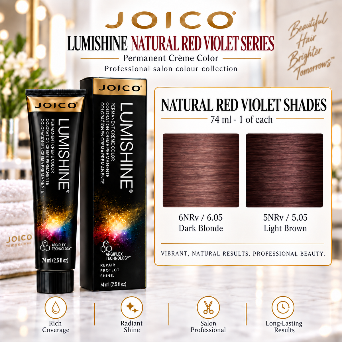 Joico LumiShine Natural Red Violet Series