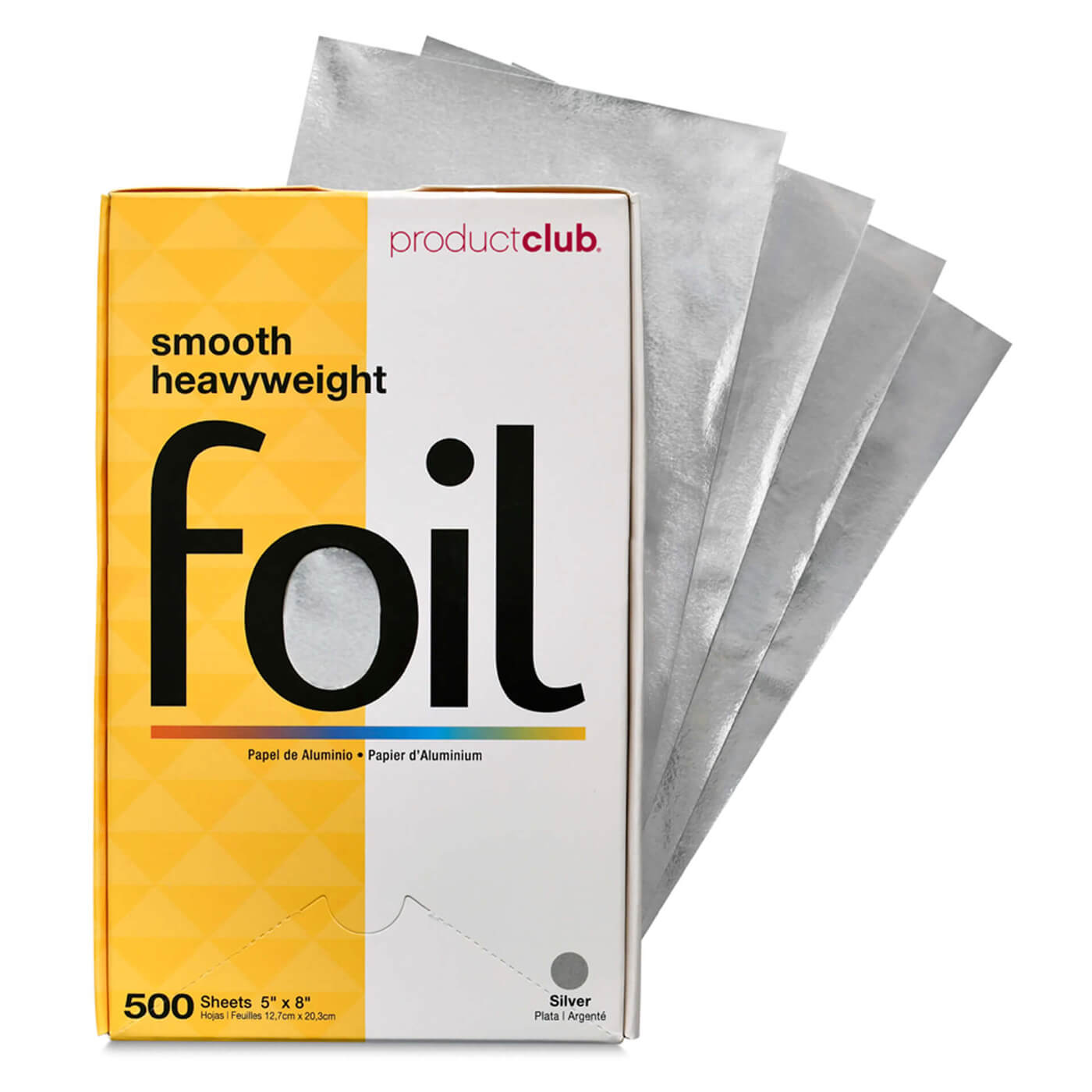 SMOOTH HEAVYWEIGHT FOIL - 500 CT. SILVER