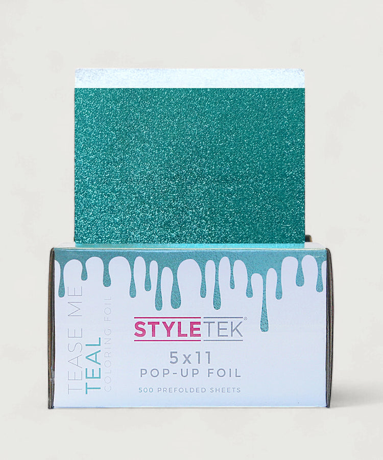 Tease Me Teal Colored Pop-Ups Heavy Emboss