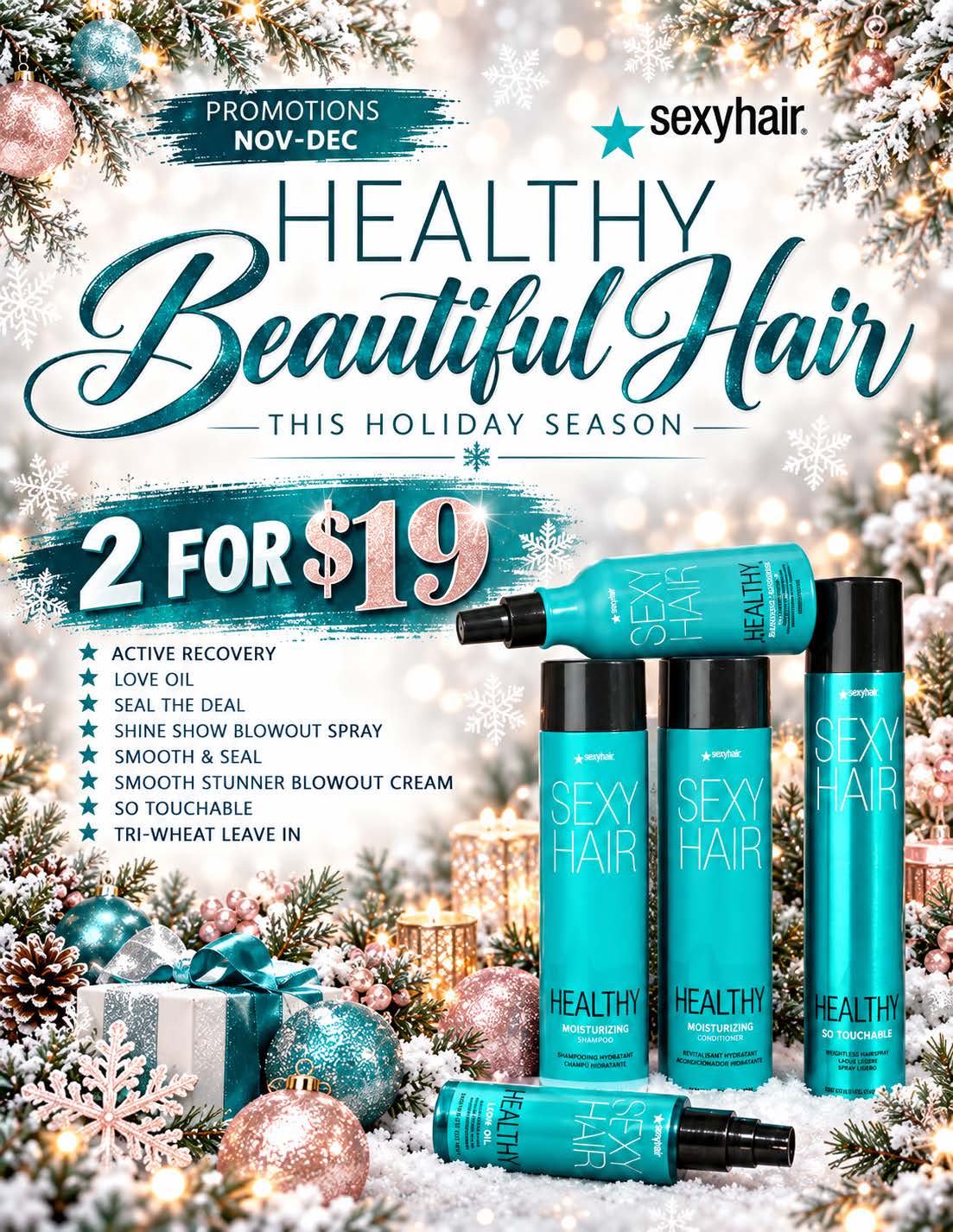 SEXY HAIR Healthy Beautiful Hair