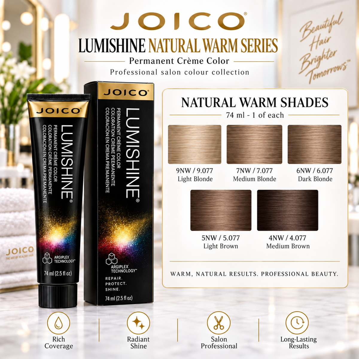 Joico LumiShine Natural Warm Series