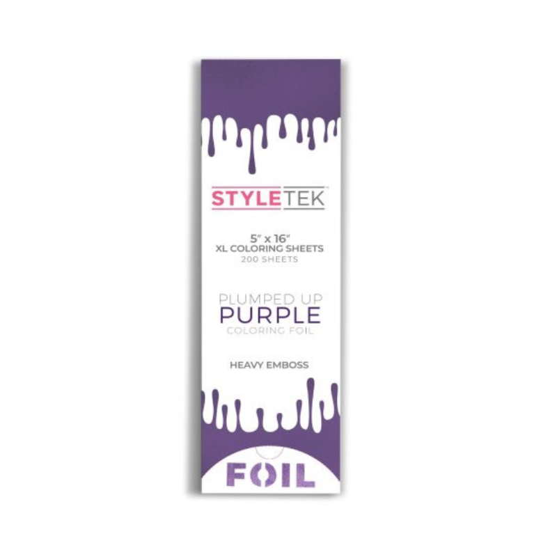 STYLETEK XL Balayage Embossed Flat Sheet - Plumped Up Purple