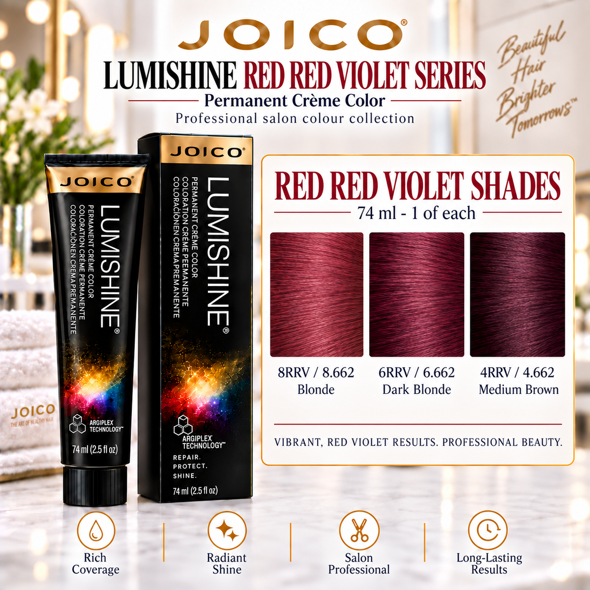 Joico LumiShine Red Red Violet Series