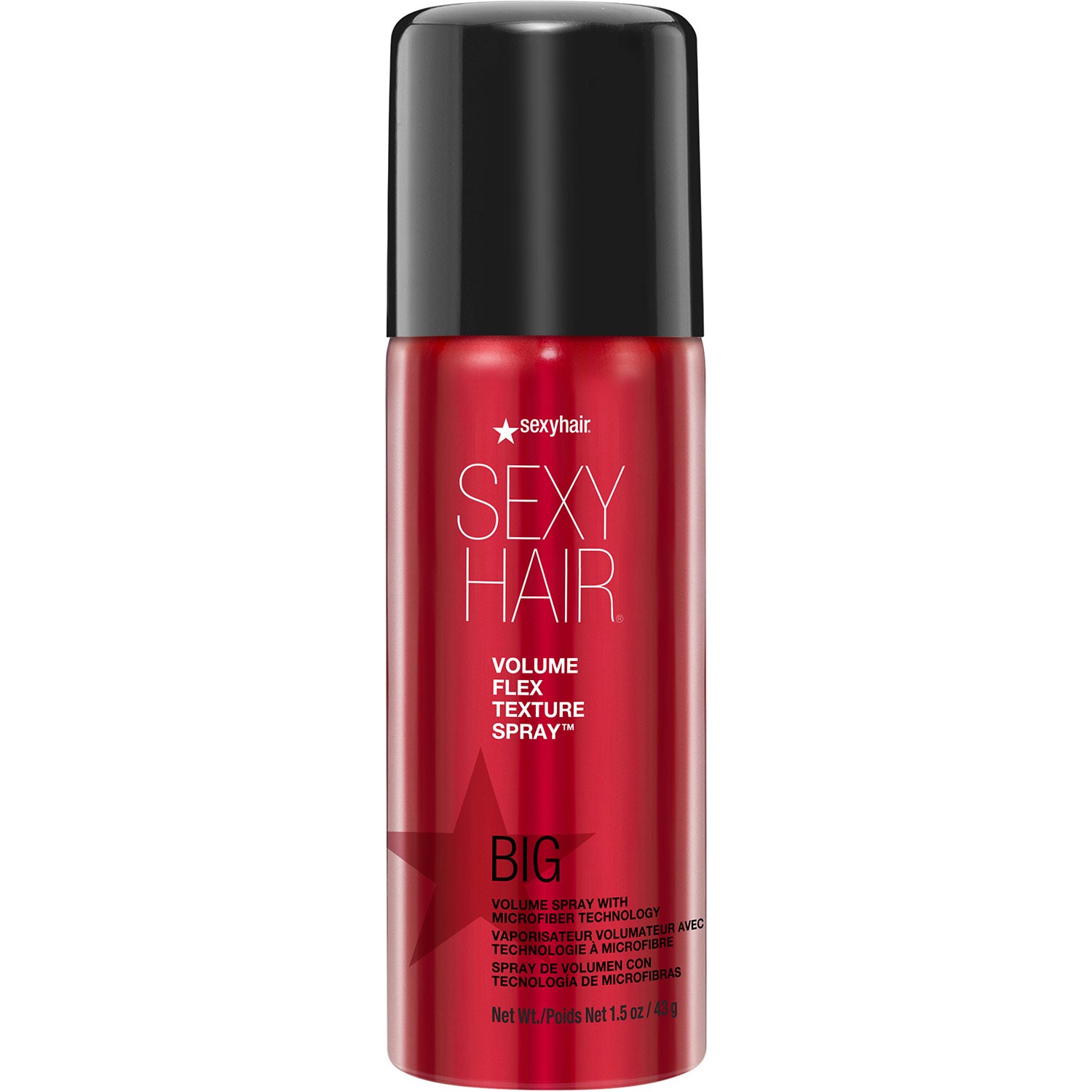SexyHair Big Volume Flex Texture Spray with Microfiber Technology, 1.5 oz