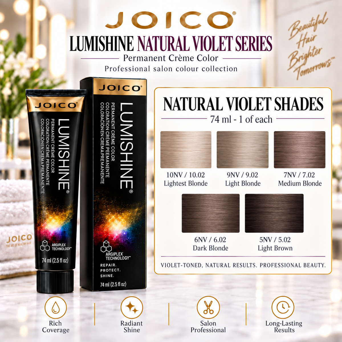 Joico LumiShine Natural Violet Series