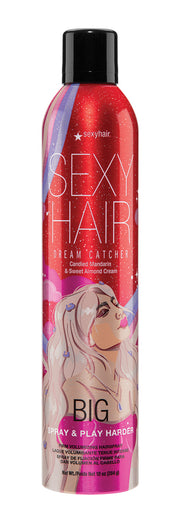 SexyHair Big Spray & Play Harder Firm Volumizing Hairspray, 10oz, Dream Catcher