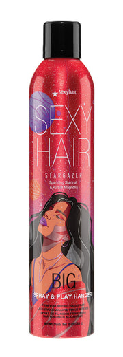 SexyHair Stargazer Big Spray & Play Harder Firm Volumizing Hairspray, 10oz
