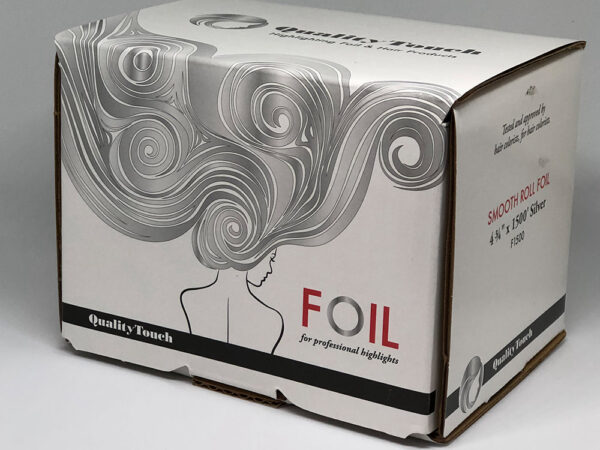 quality rolled foil silver box