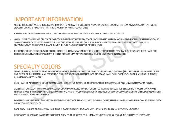 CDC 10.3 / Compagnia Del Colore 10.3 - Salon Store