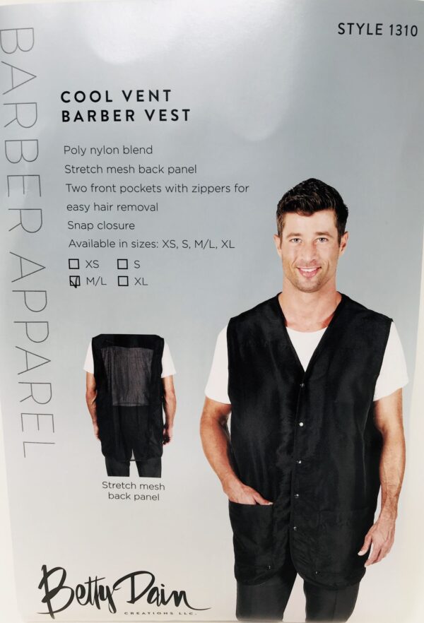 Betty Dain COOL VENT BARBER VEST - Salon Store