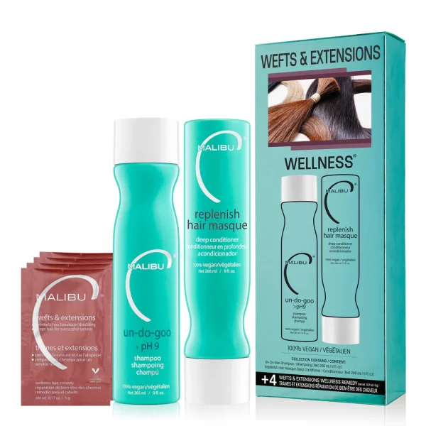 Malibu C Wefts and Extensions Wellness kit